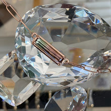 Load image into Gallery viewer, Watermelon Tourmaline Necklace in Rose Gold. One of a Kind!