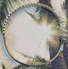 Load image into Gallery viewer, Rainbow Sapphire and Diamond Bangle Bracelet