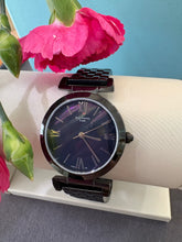 Load image into Gallery viewer, Black Dial Black Bracelet Watch
