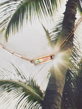 Load image into Gallery viewer, Watermelon Tourmaline Necklace in Rose Gold. One of a Kind!