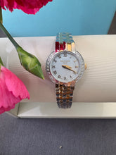 Load image into Gallery viewer, White Dial Two Toned Diamond Accent Petite Watch