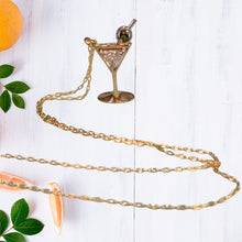 Load image into Gallery viewer, Yellow Gold Martini Necklace