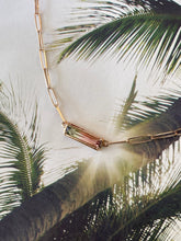 Load image into Gallery viewer, Watermelon Tourmaline Necklace in Rose Gold. One of a Kind!