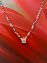 Load image into Gallery viewer, Vintage Diamond Necklace in White Gold