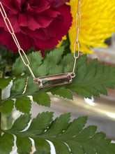 Load image into Gallery viewer, Watermelon Tourmaline Necklace in Rose Gold. One of a Kind!
