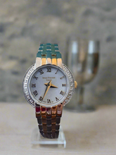 Load image into Gallery viewer, White Dial Two Toned Diamond Accent Petite Watch