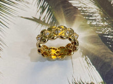 Load image into Gallery viewer, 18K Yellow Gold Diamond Pyramid Ring
