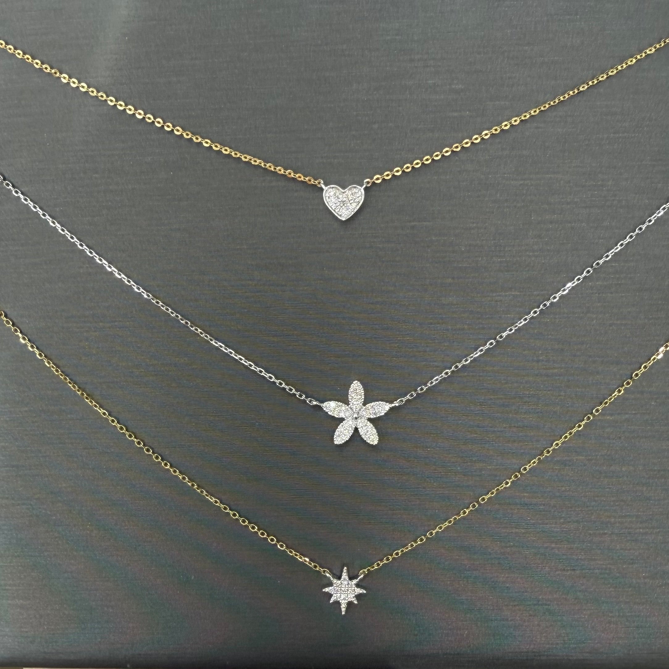 Whisper Yellow Heart Diamond Necklace