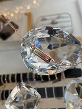 Load image into Gallery viewer, Watermelon Tourmaline Necklace in Rose Gold. One of a Kind!