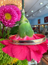 Load image into Gallery viewer, Single Row Off-Center Diamond Bangle