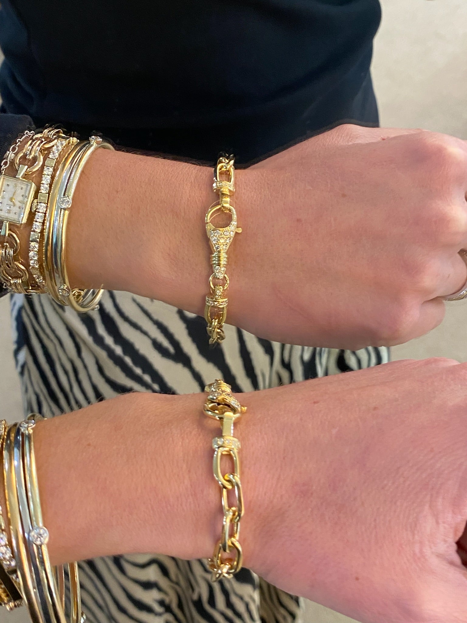 Iconic Luxury Link Diamond Bracelet