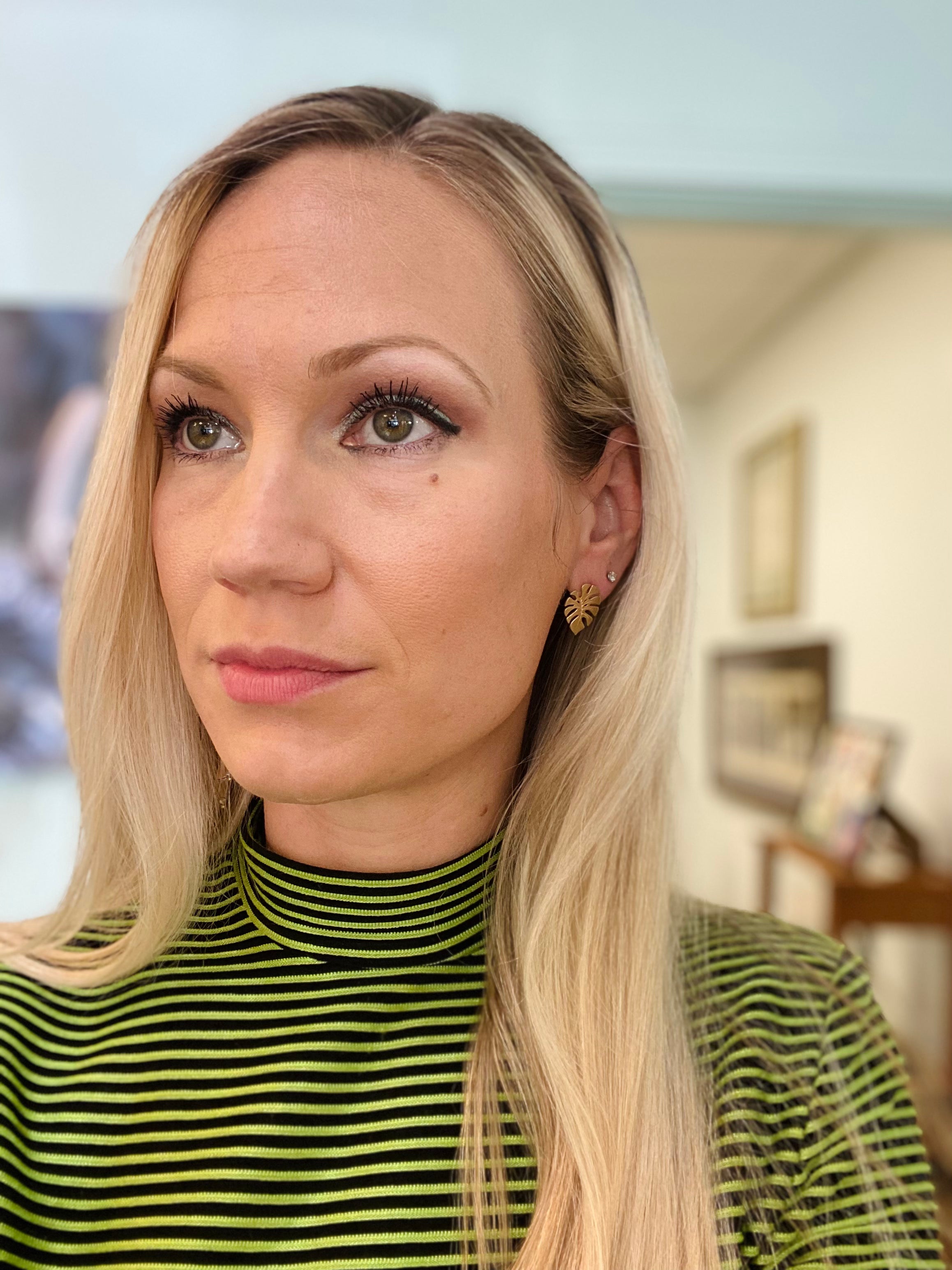 Monstera Leaf Earrings