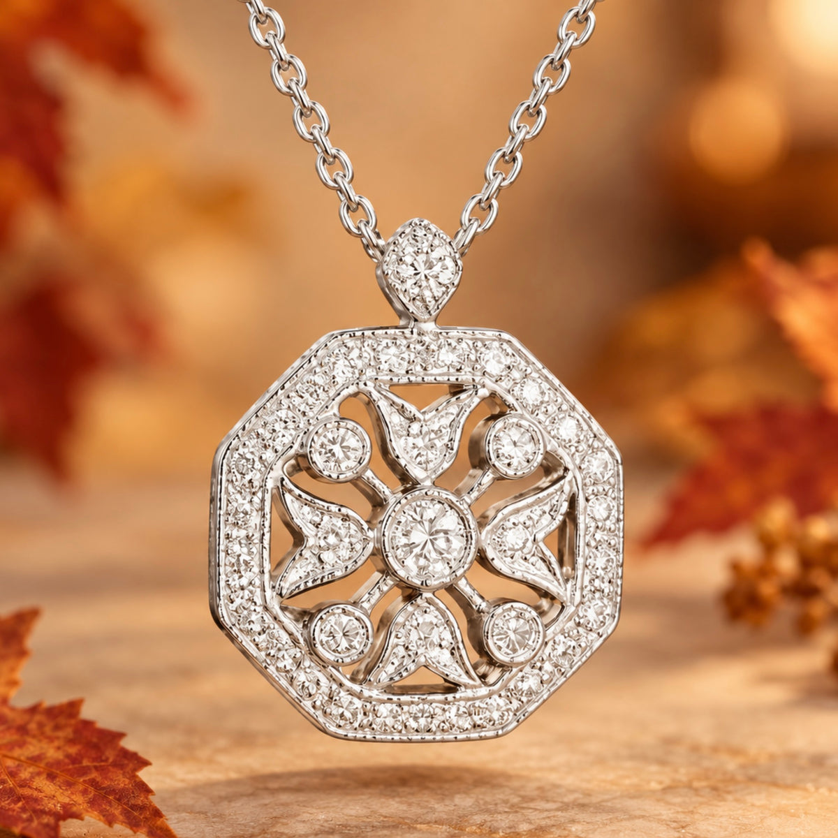 The Octavia Bloom Diamond Necklace