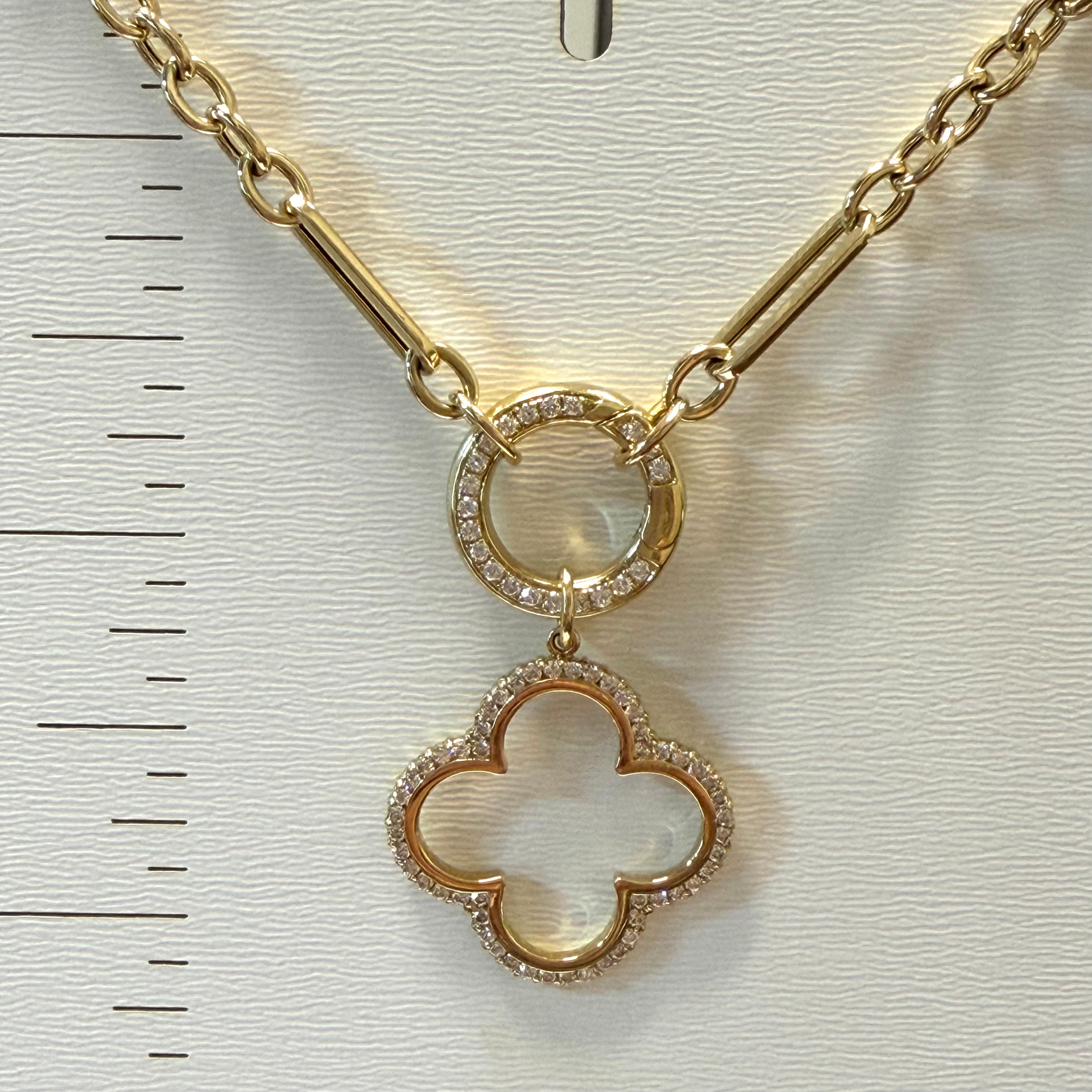 The Golden Clover Embrace Necklace