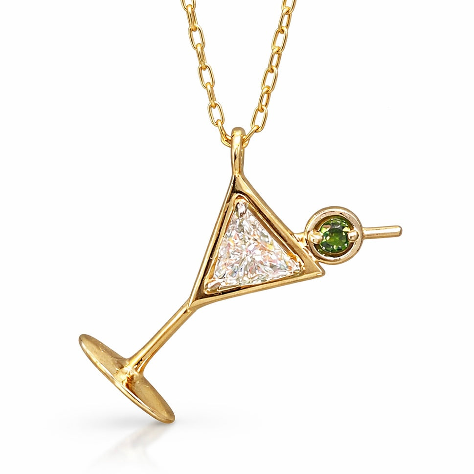Shaken, Not Stirred Martini Necklace 🍸 One of a Kind