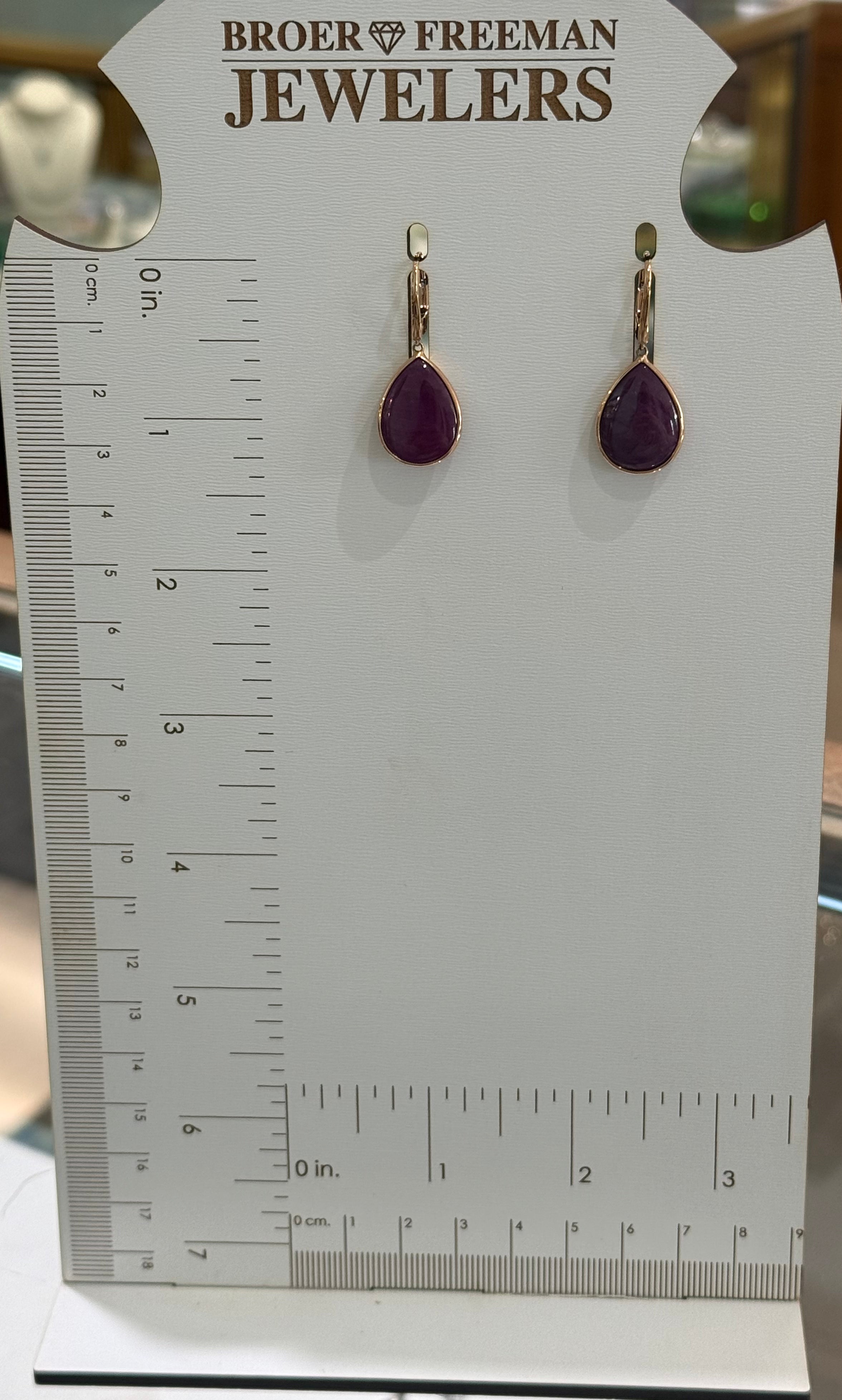 Crimson Heirloom Drop Earrings