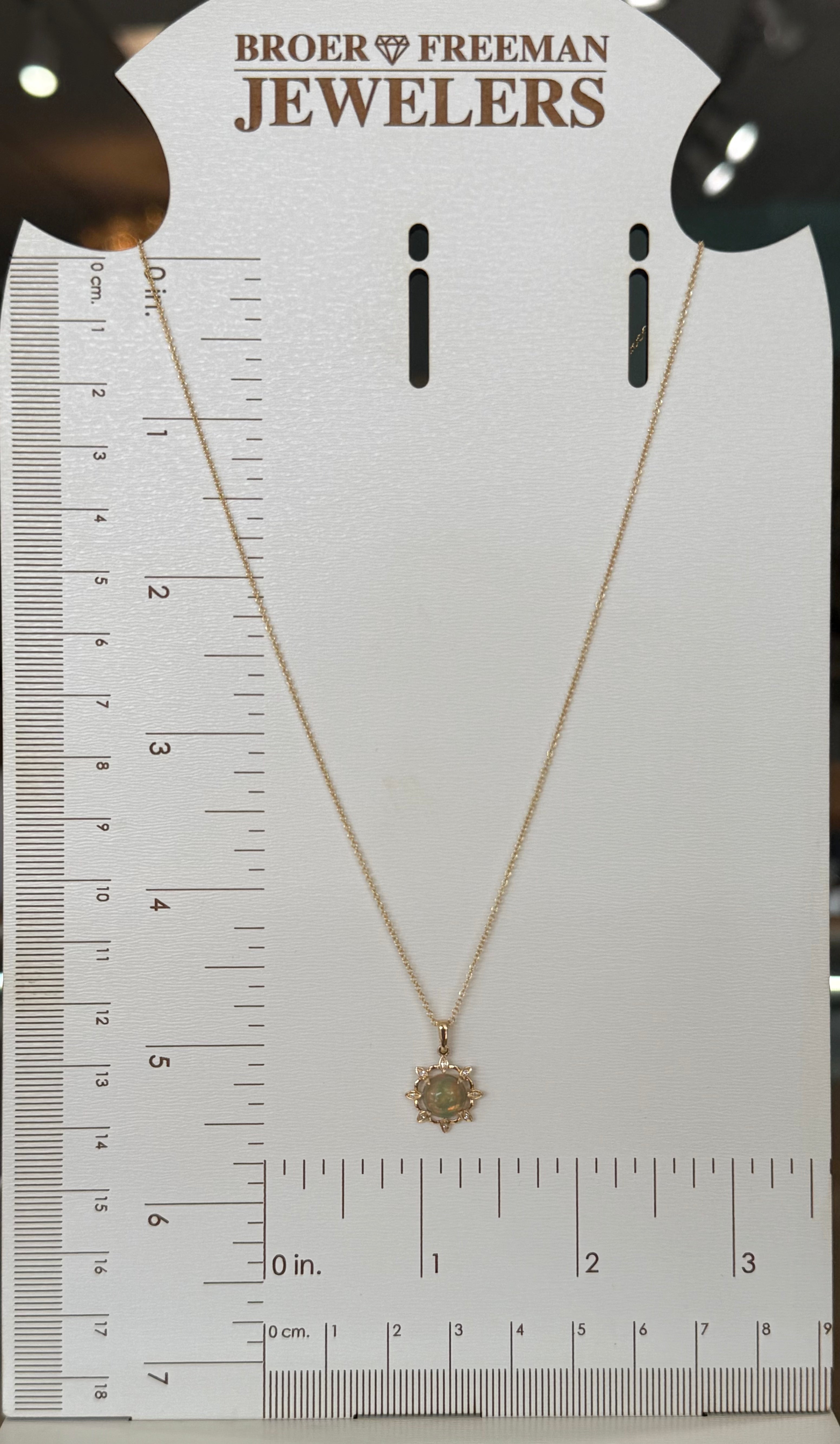 The Opal Solar Bloom Necklace