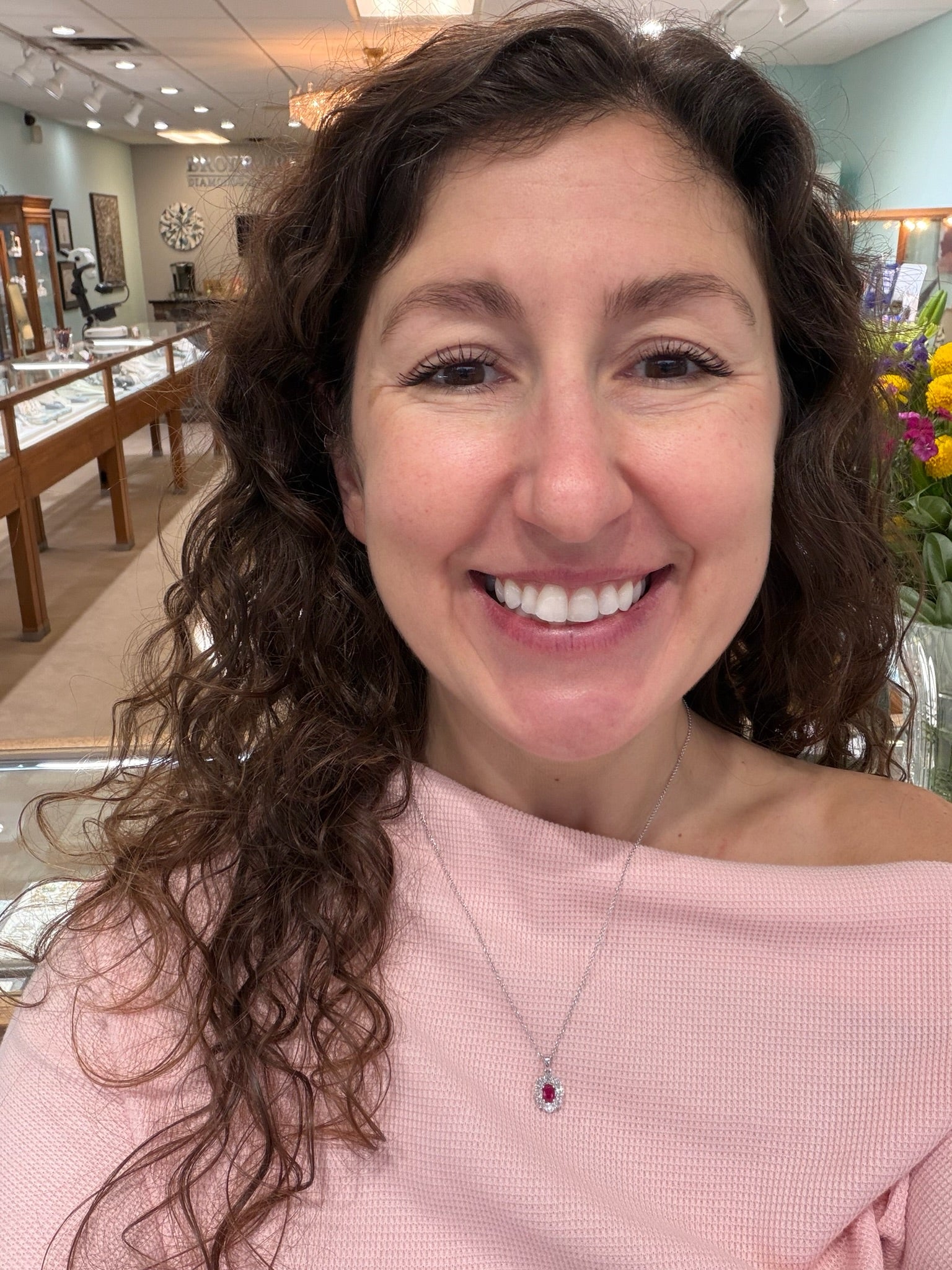 The Beloved Ruby and Diamond Signature Necklace