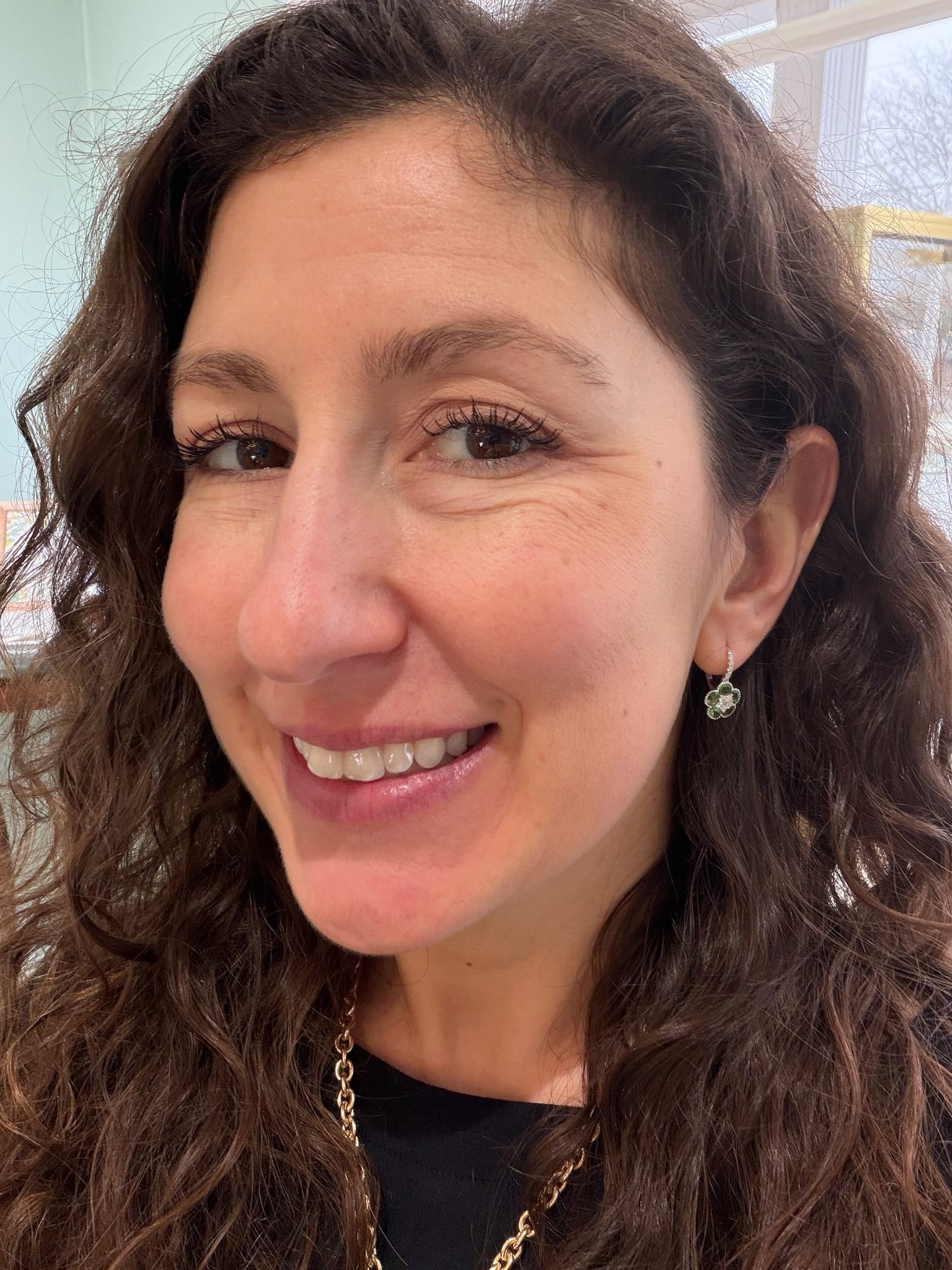 Green Meadow Tsavorite & Diamond Earrings