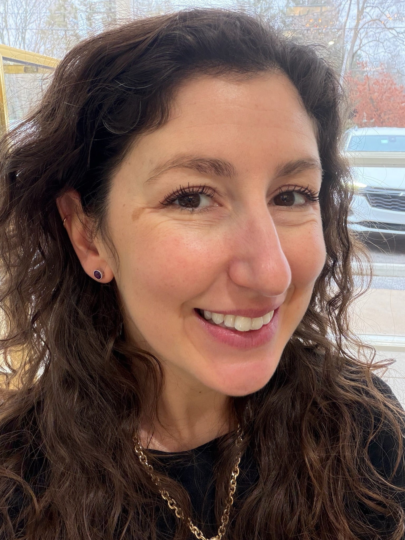 Royal Amethyst Milgrain Stud Earrings