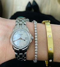 Load image into Gallery viewer, White Dial Two Toned Diamond Accent Petite Watch