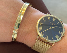 Load image into Gallery viewer, Single Row Off-Center Diamond Bangle