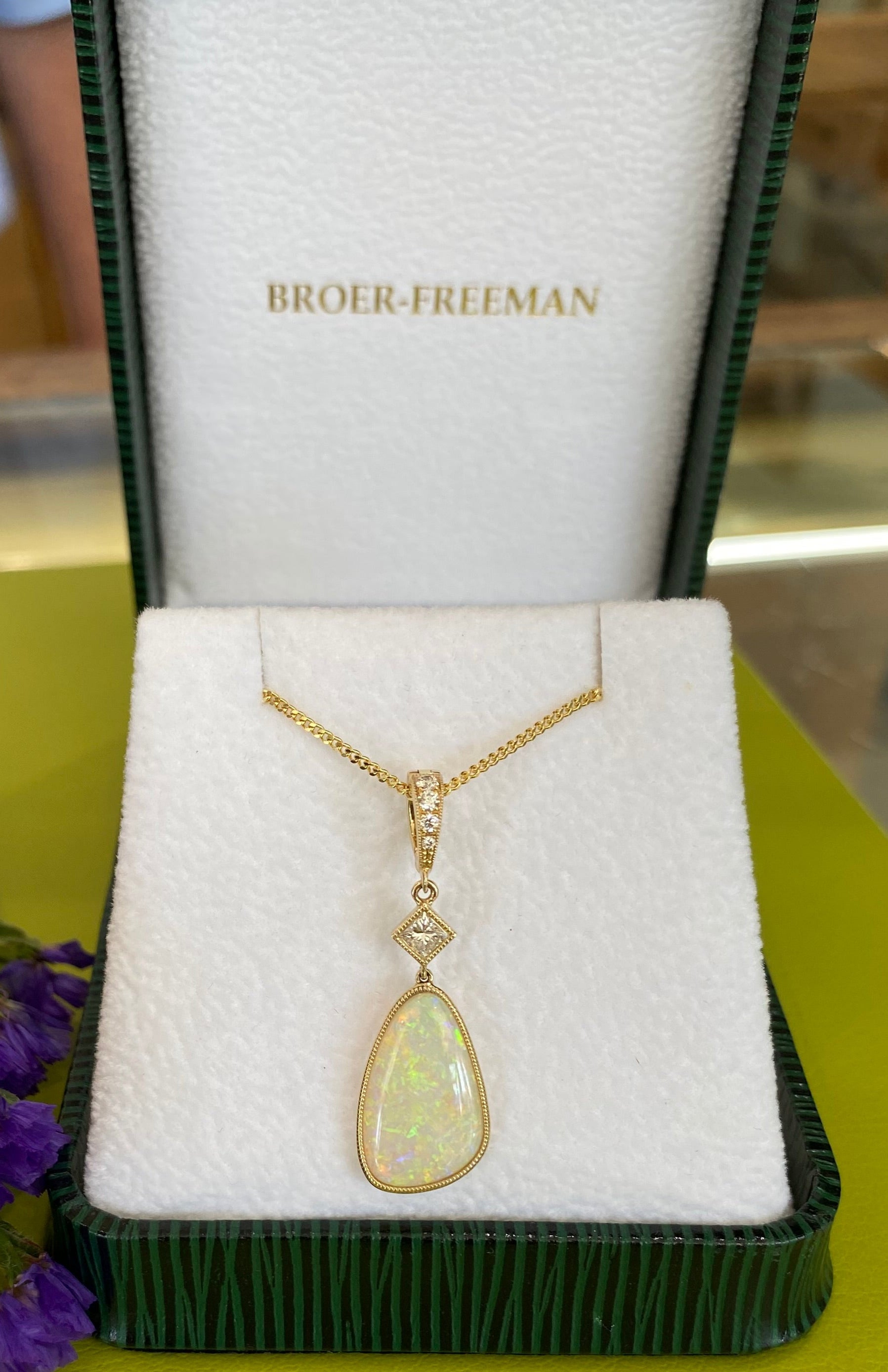 The Aurora Opal Necklace