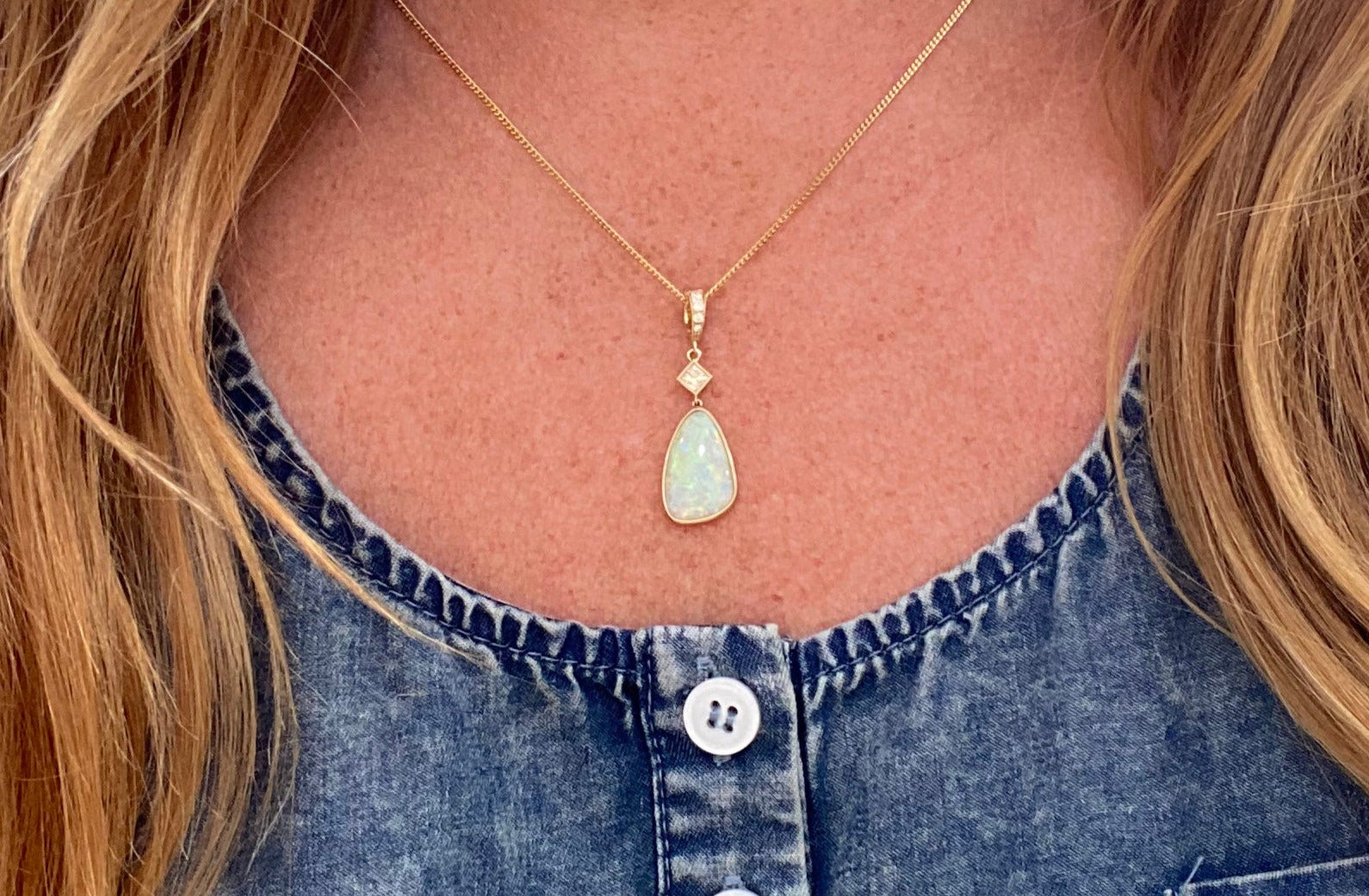 The Aurora Opal Necklace