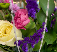 Load image into Gallery viewer, 18K White Gold Three Strand Diamonds-By-The-Yard Necklace