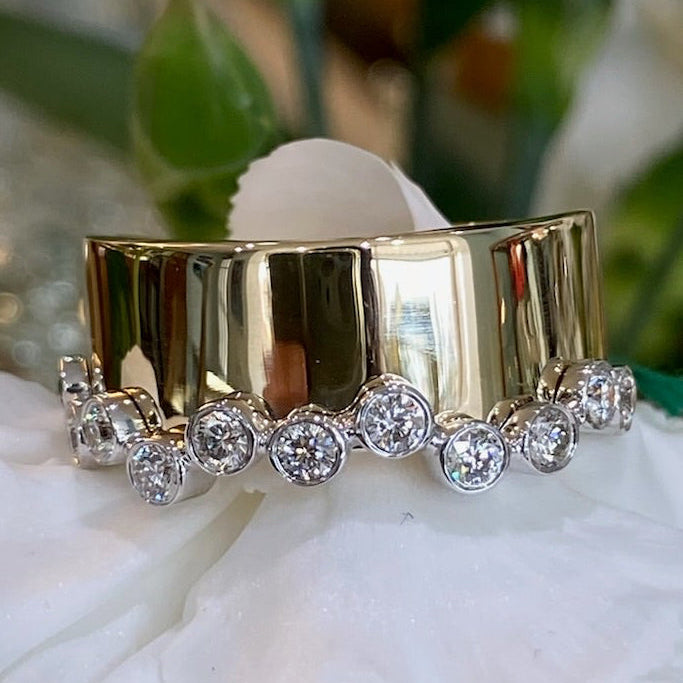 The Golden Bubble Cigar Ring