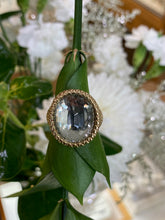 Load image into Gallery viewer, Yellow Gold Green Amethyst Disco Ball Ring