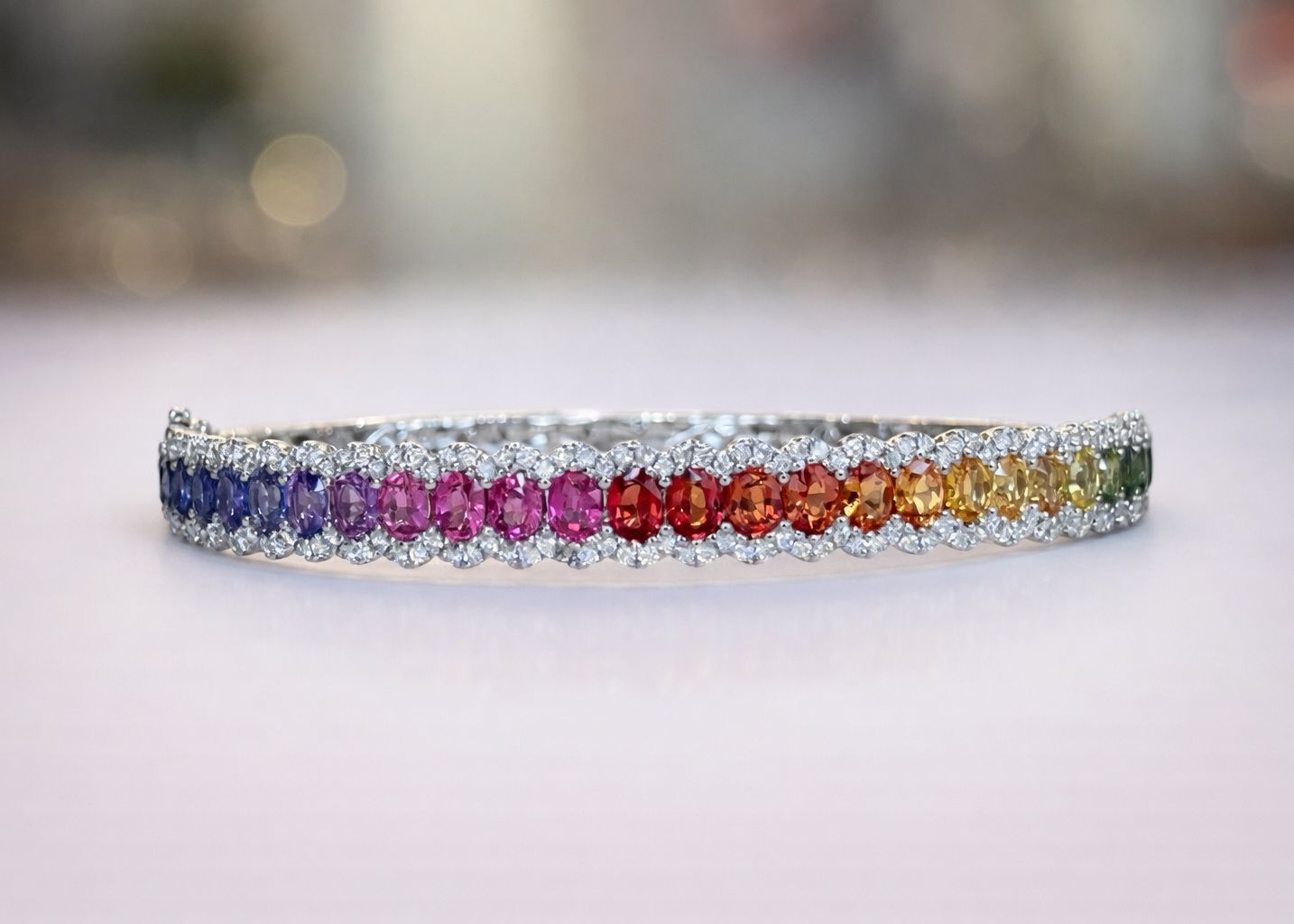 The Happy Hues Rainbow Sapphire Bracelet
