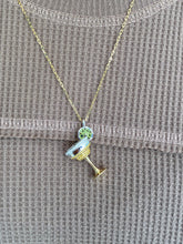 Load image into Gallery viewer, 14K Gold Two Toned Margartia Gemstone Pendant