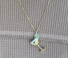 Load image into Gallery viewer, 14K Gold Two Toned Margartia Gemstone Pendant