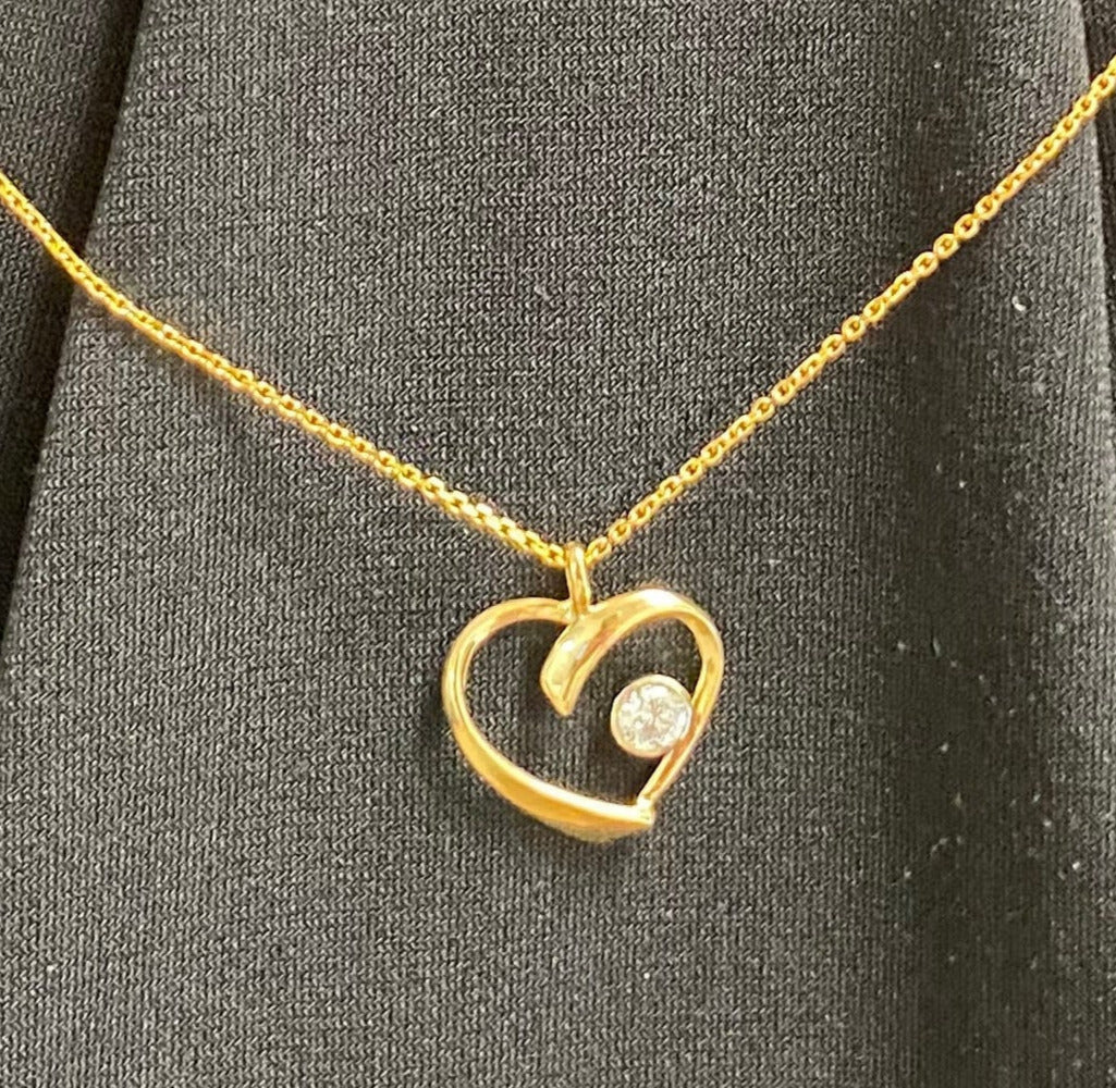 The Beloved Vintage Heart Necklace