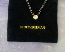 Load image into Gallery viewer, Vintage White Gold Diamond Solitaire Necklace