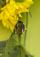 Load image into Gallery viewer, Vintage 14K Yellow Gold Smoky Quartz Statement Ring