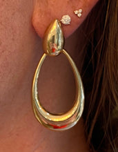 Load image into Gallery viewer, Yellow Gold Doorknocker Earrings