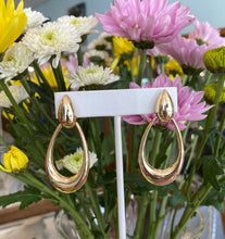 Load image into Gallery viewer, Yellow Gold Doorknocker Earrings