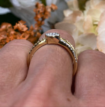 Load image into Gallery viewer, Tri Band Criss-Cross Diamond Ring