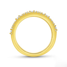 Load image into Gallery viewer, The Golden Mosaic Diamond Band