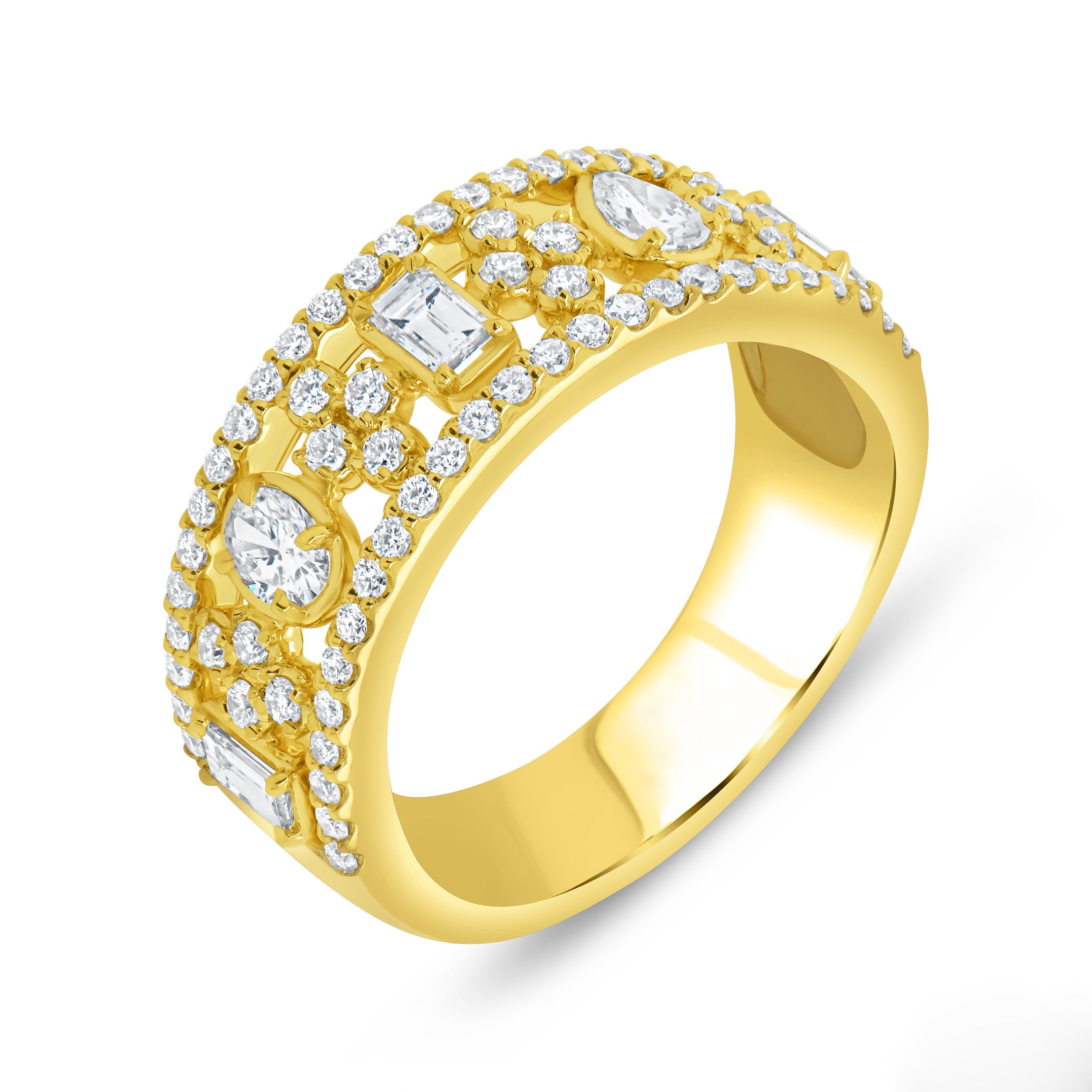 The Golden Mosaic Diamond Band