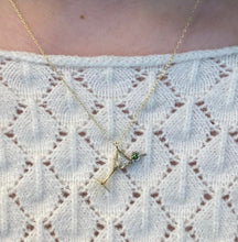 Load image into Gallery viewer, Yellow Gold Martini Necklace
