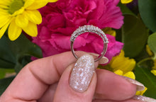 Load image into Gallery viewer, Mosaic White Gold and Diamond Ring