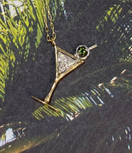 Load image into Gallery viewer, Yellow Gold Martini Necklace