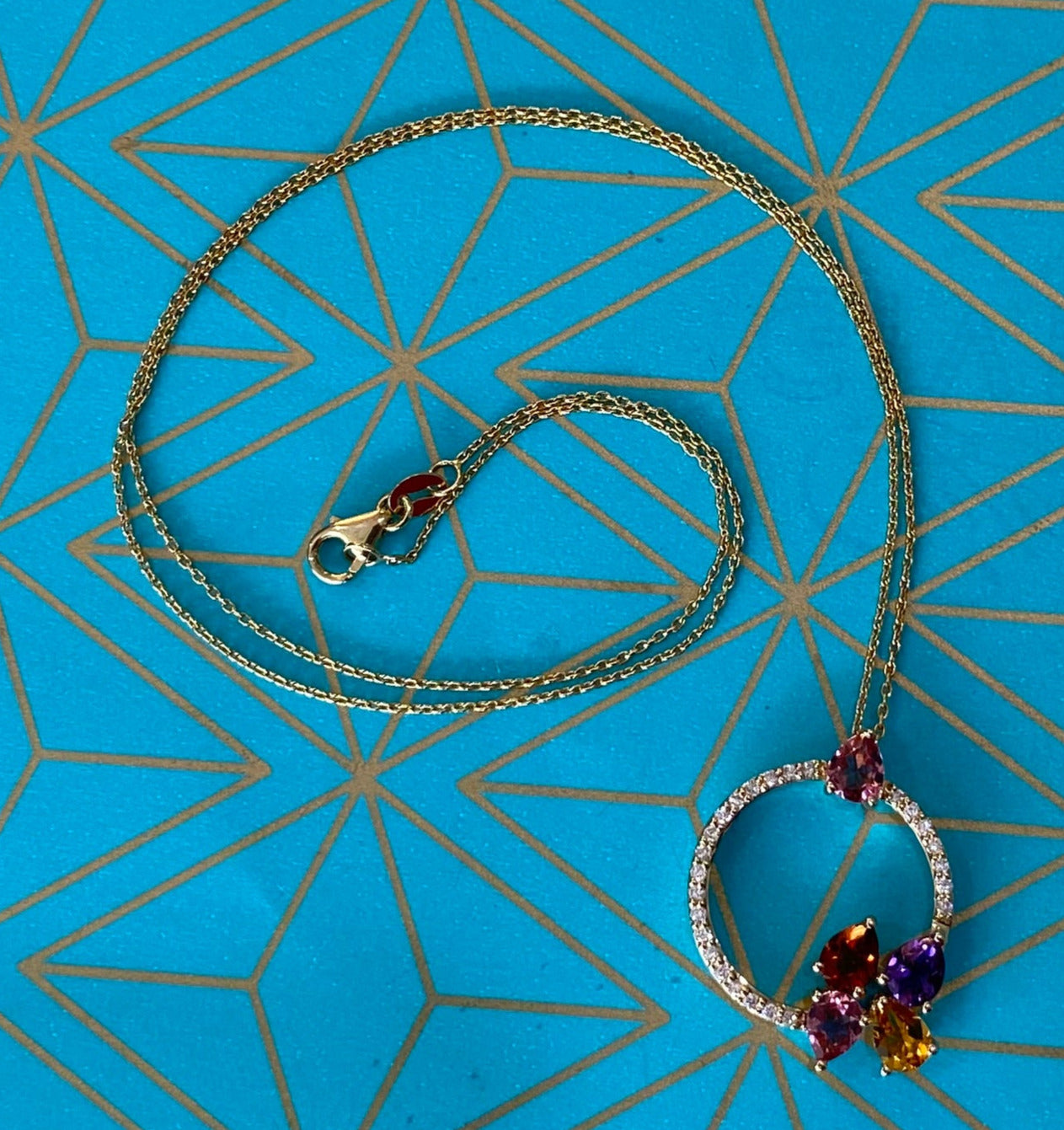 The Sunset Circle Necklace