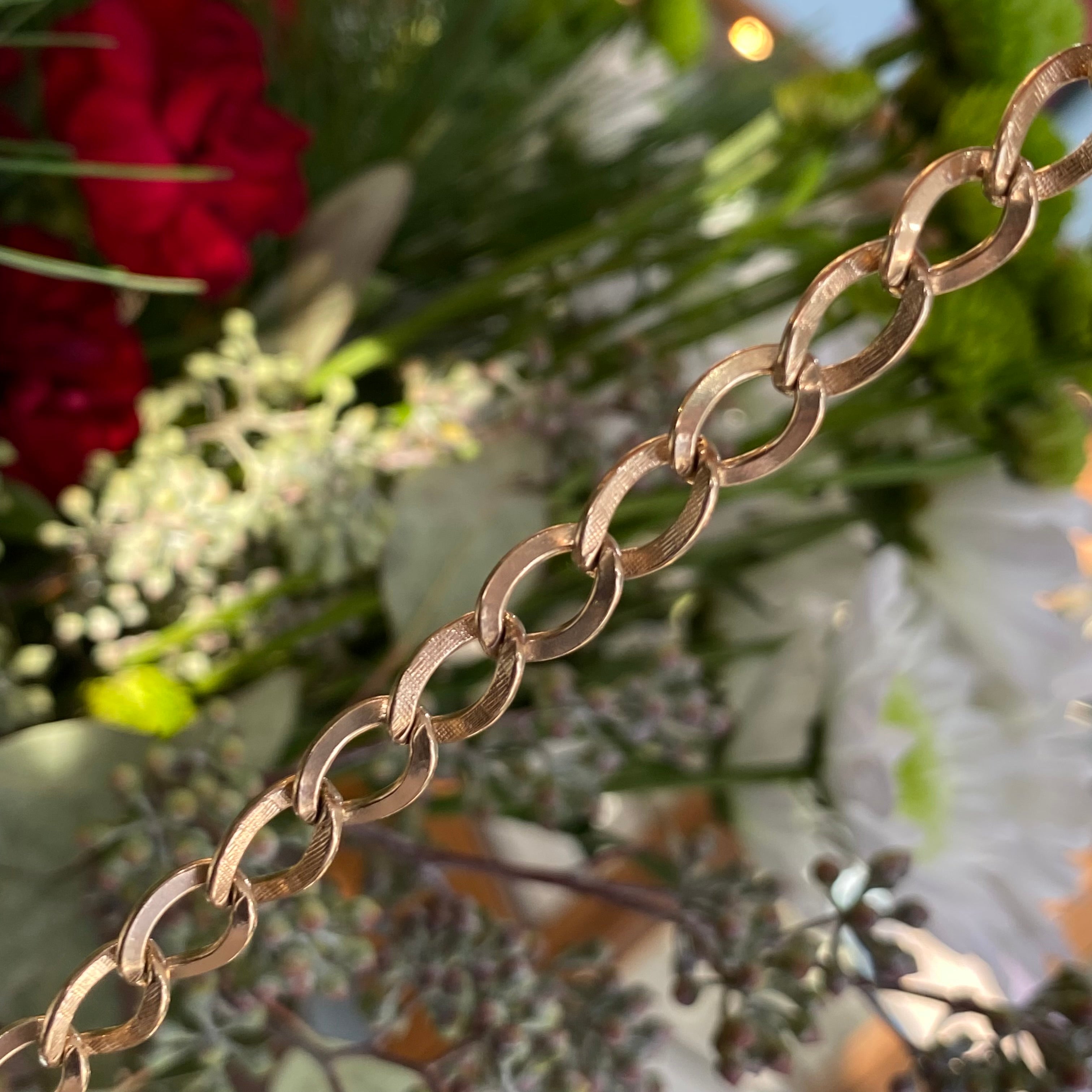 Vintage Gold Charm Bracelet