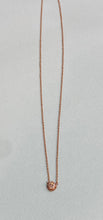 Load image into Gallery viewer, Rose Gold 0.29 ct. Diamond Drop Necklace