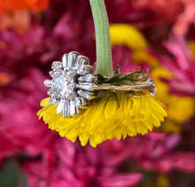 Load image into Gallery viewer, Vintage Starburst Diamond Ring