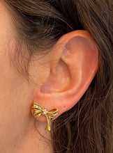 Load image into Gallery viewer, Vintage Bow Earrings